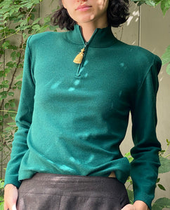 Vintage Sonia Rykiel Emerald Green Sweater