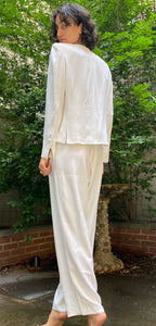Vintage Sonia Rykiel White Suit
