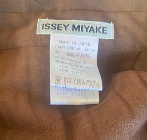 Issey Miyake Vintage Tangerine Geometric Stripe Pleated T-Shirt Top –  Amarcord Vintage Fashion