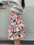 Alix of Bohemia pomegranate Rah Rah Skirt - FAIRLIGHT NYC