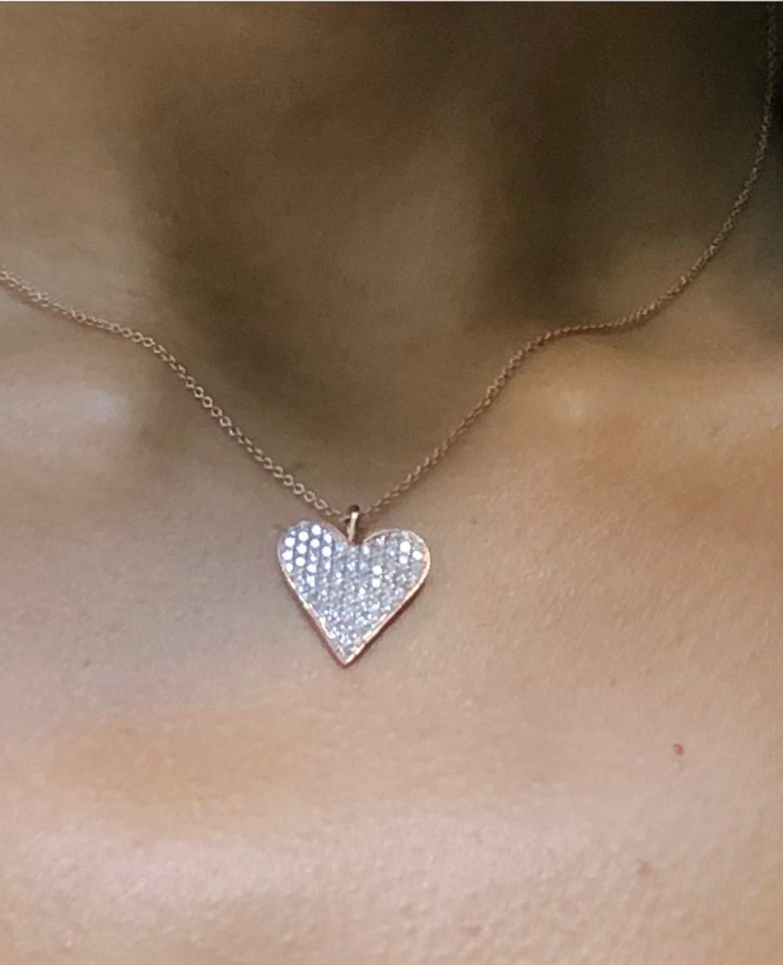 Asia Ingalls Pave Heart Necklace