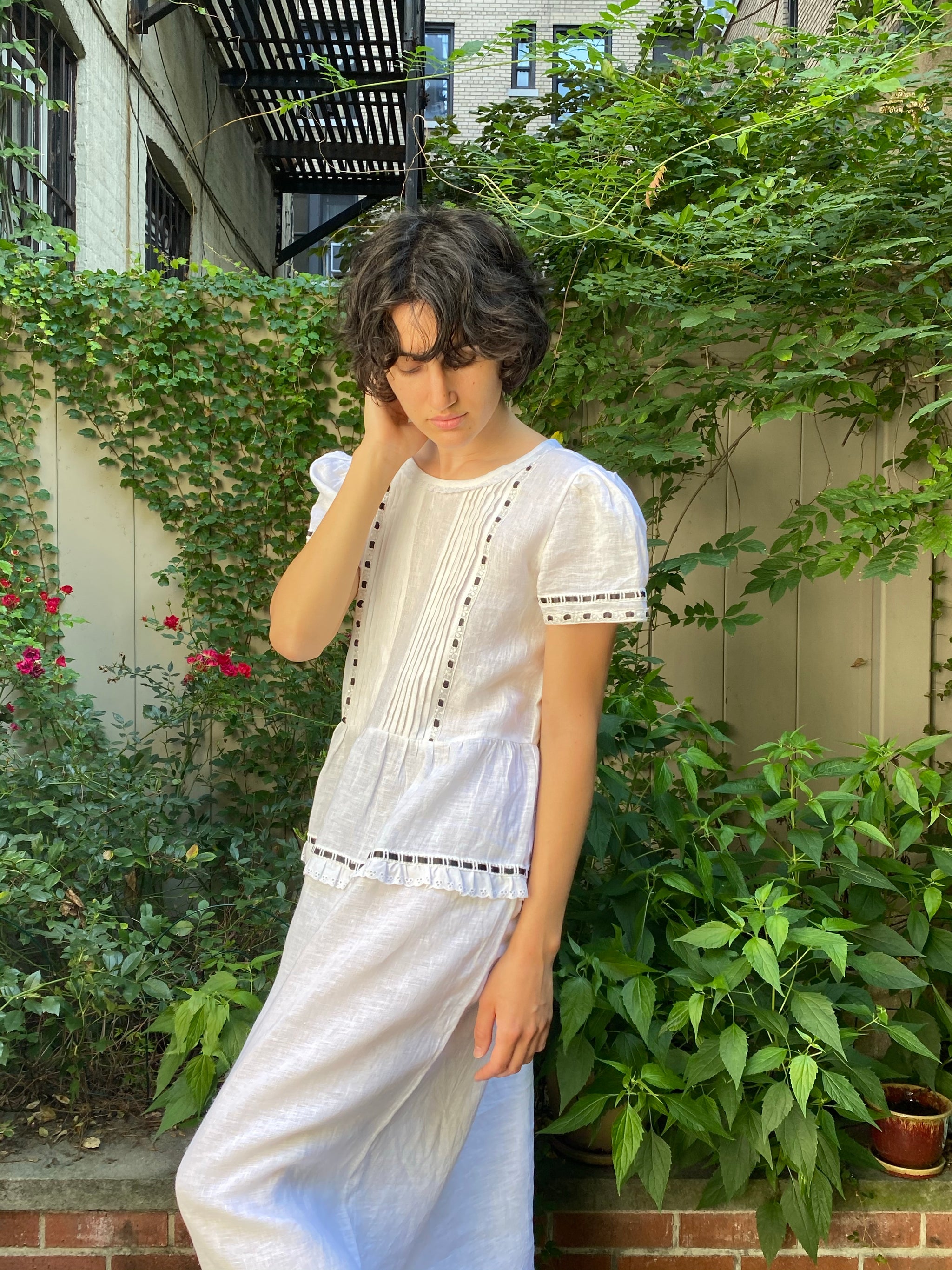 Alix of Bohemia Victoria Linen Dress