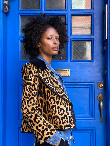 Alix of Bohemia Julie Velvet Moto Jacket